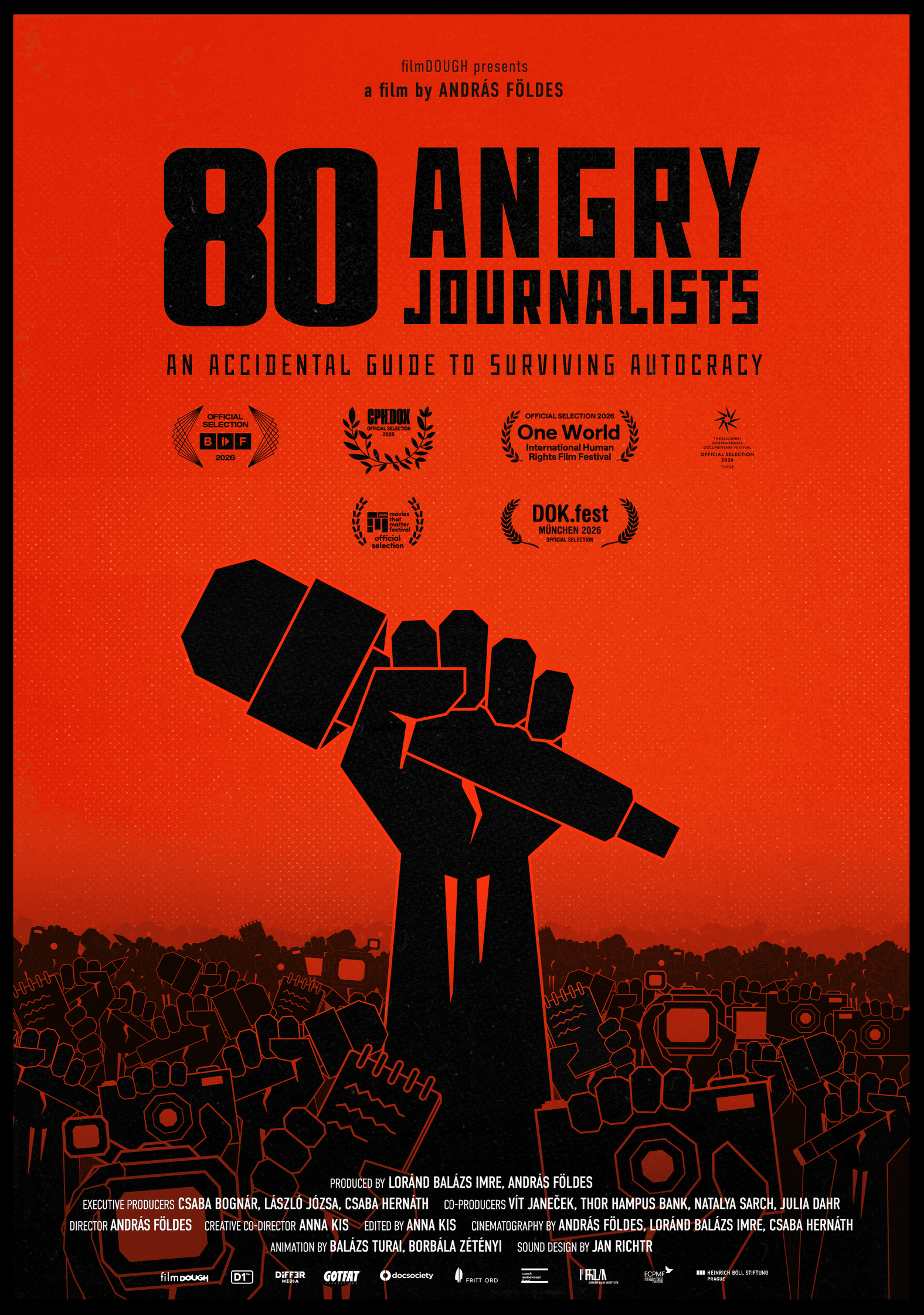 80 de jurnaliști furioși