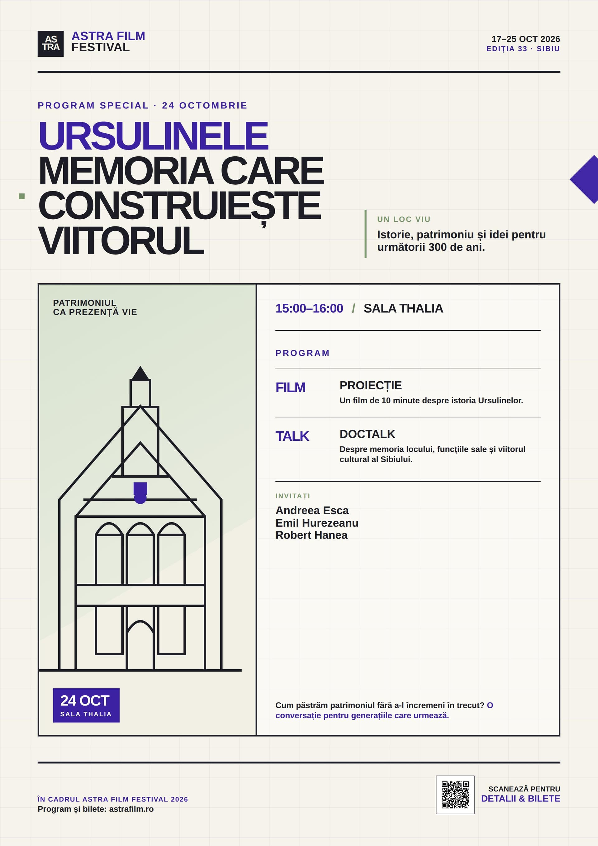 Ursulinele - Memoria care construiește viitorul